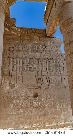 The Ramesseum Is The Memorial Temple Or Mortuary Temple Of Pharaoh Ramesses Ii. It Is Located In The