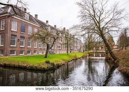 Zeist, Netherlands - January 04, 2020. Architecture Around Evangelical School
