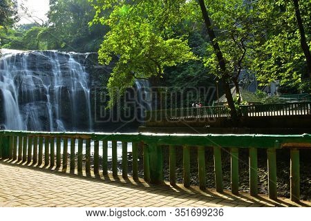 Rizal, Ph - Nov. 30: Hinulugang Taktak Falls View On November 30, 2019 In Antipolo, Rizal, Philippin