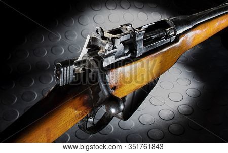 Old War Surplus Rifle That Has Been Sporterized For Hunting