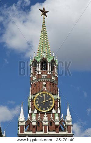 Kremlin spassky tower Red Square
