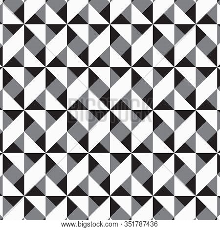 Geometric Vector Pattern, Repeating Hexagons And Triangle Shape. Pattern Clean For Wallpaper, Printi