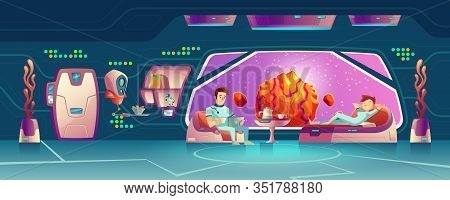 Future Starship Crew Members, Female And Male Astronauts, Deep Space Explores, Tourists Or Colonists