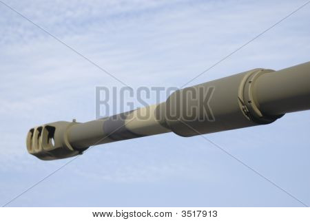 Barril de cañón de tanque ruso T-90
