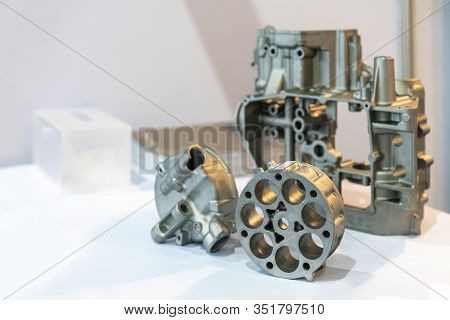 Aluminum Or Alloy Part From Casting Process Such As Body Housing Hydraulic Pump For Cylinder Block A