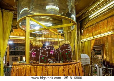 Hpaung Daw U Pagoda On Inle Lake In Burma