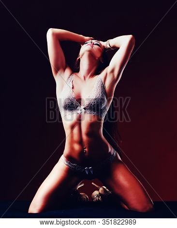 Enjoyment. Enjoing Sexy Woman. She Need To Live With Passion. Sexy Womens Body In Lingerie. Lingerie