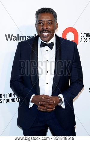 LOS ANGELES - FEB 9:  Ernie Hudson at the 28th Elton John Aids Foundation Viewing Party at the West Hollywood Park on February 9, 2020 in West Hollywood, CA