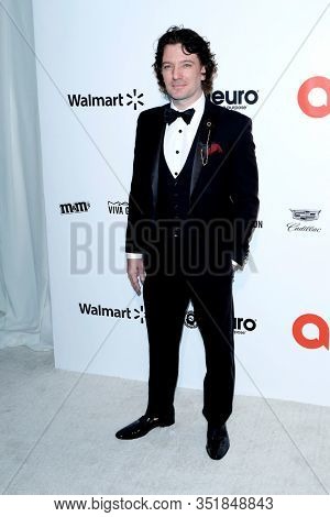 LOS ANGELES - FEB 9:  JC Chasez at the 28th Elton John Aids Foundation Viewing Party at the West Hollywood Park on February 9, 2020 in West Hollywood, CA