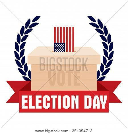 Election Day In United States. Presidental Election. 2020 - Vector