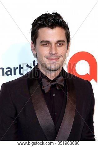 LOS ANGELES - FEB 9:  Antoni Porowski at the 28th Elton John Aids Foundation Viewing Party at the West Hollywood Park on February 9, 2020 in West Hollywood, CA