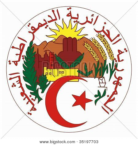 våbenskjoldet i Algeriet