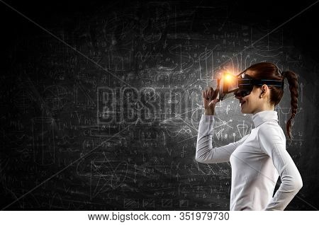 Future of virtual technology. Mixed media
