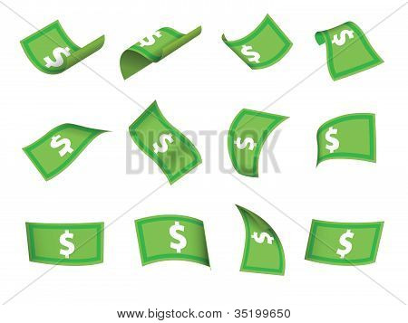 Набор из плавучих наличных