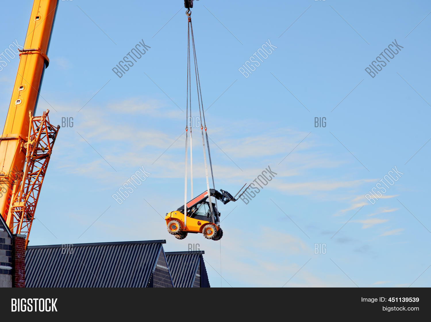 Mobile Crane Lifting Image & Photo (Free Trial) Bigstock
