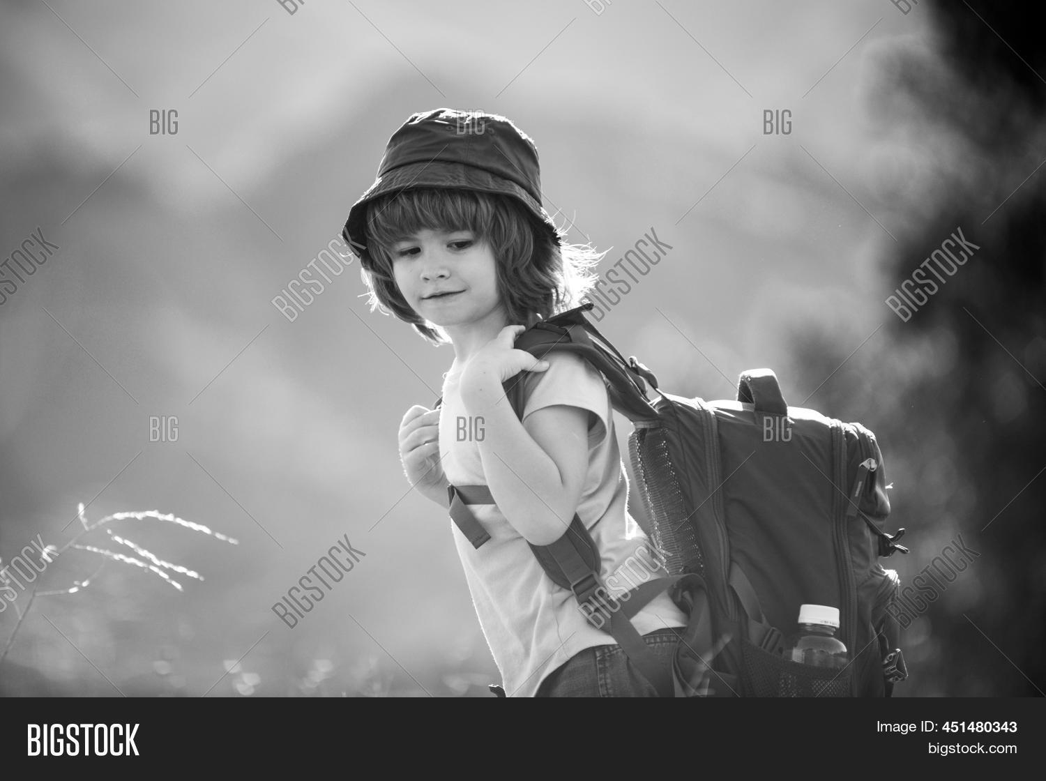 Kid Backpack Hiking Image & Photo (Free Trial) Bigstock