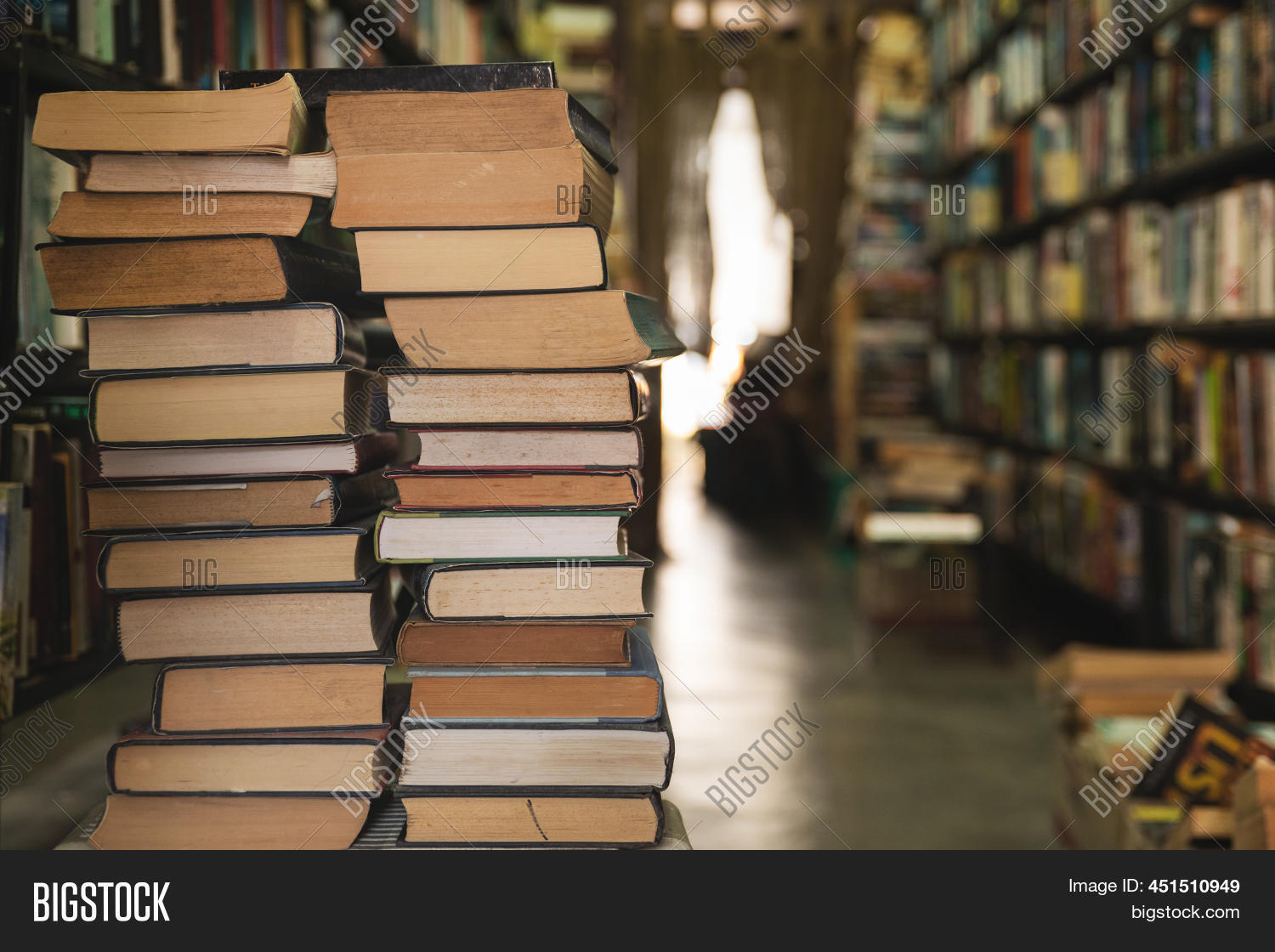 Heap Old Books Library Image & Photo (Free Trial) Bigstock