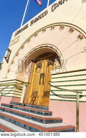 Napier New Zealand - June 1 2015;wonderful Example Of Art Deco Architecture Originally The National 