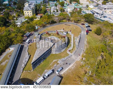 Fort Fincastle Was A Historic Fortification Built In 1793 By British In Downtown Nassau, New Provide