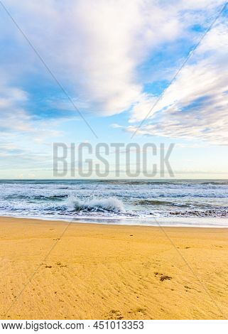 Sunrise At Playa Cocles, Beautiful Tropical Caribbean Beach, Puerto Viejo, Costa Rica East Coast
