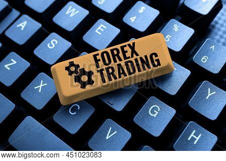 Text Caption Presenting Forex Trading. Conceptual Photo Global Market Allowing The Trading, Exchange