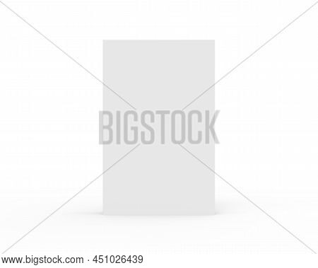 Blank Matchbox Mockup For Branding And Promotion, Empty Paper Packaging Match Book Mockup On Isolate
