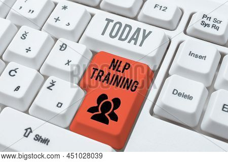 Conceptual Display Nlp Training. Word Written On Words Have Power Approach Includes Seminar, Coachin