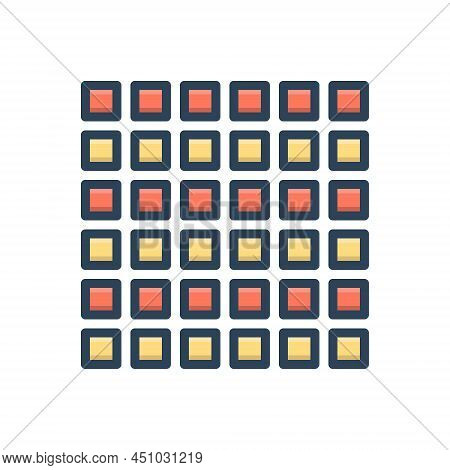 Color Illustration Icon For Multiple Various Different Varied Diverse Several Collective Pattern