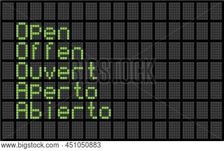 Multilingual Open Sign