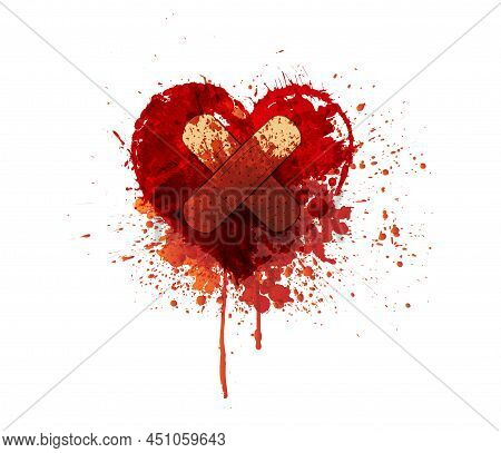 Adhesive Blood Tape Vector & Photo (Free Trial) Bigstock