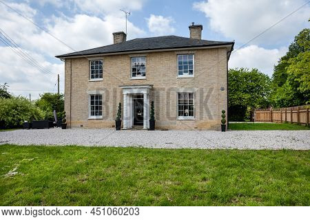 Renovated Grade Ii Listed Former Village Rectory With Sash Windows, Porch, Brick Facade, Side Seatin