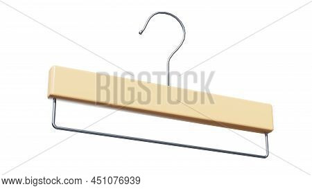 Coat Hanger Isolated On White 3d Render