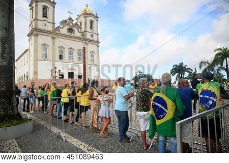 Jair Bolsonaro In Salvador