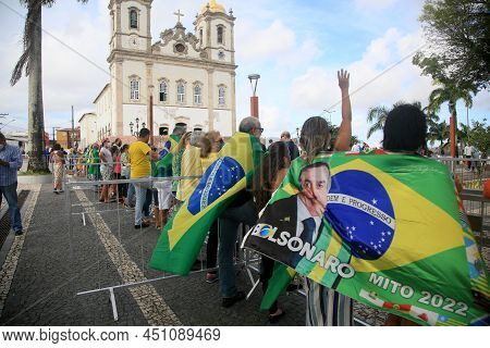 Jair Bolsonaro In Salvador