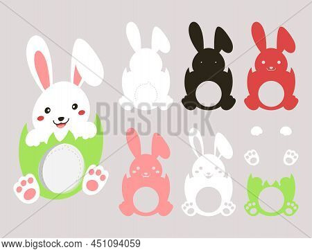 Party Favor Bunny Candy Holder. Hanger For Sweets, Candies For Birthday, Baby Shower, Easter, Christ