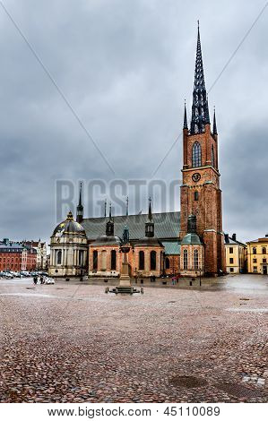 Riddarholmskyrkan kyrka i Stockholm gamla stan (gamla Stan), Sverige