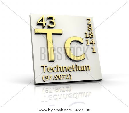Technecium formulářů Periodická tabulka prvků