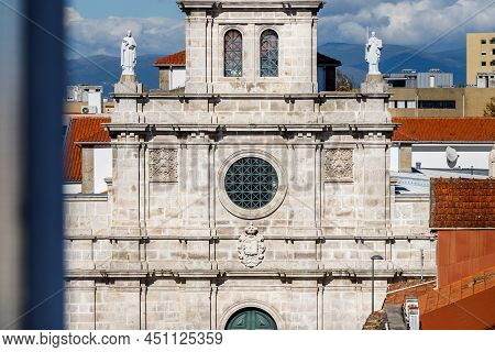 Architecture Detail Of The Church Of The Carmelites (igreja Do Carmo) In Braga
