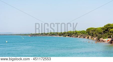 Cachucha Beach In Puerto Real, Cadiz. Andalusia, Spain. Europe.