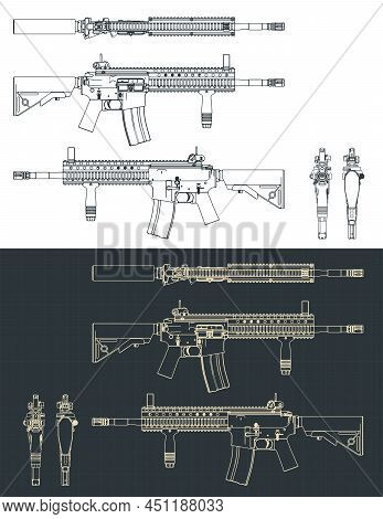 Assault Rifle Blueprints