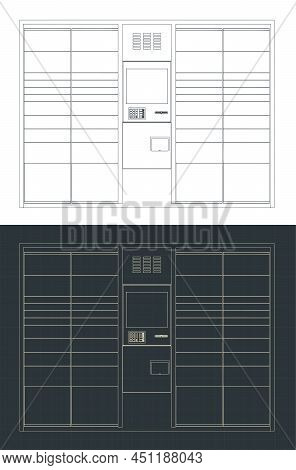 Automated Parcel Terminal Drawings