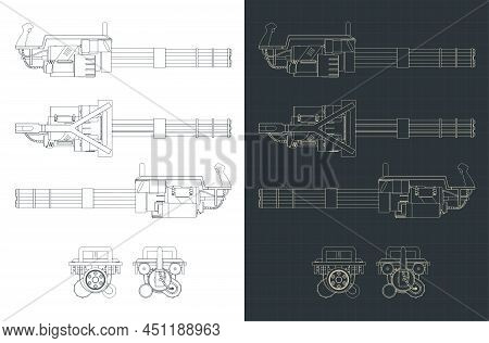 Minigun Blueprints
