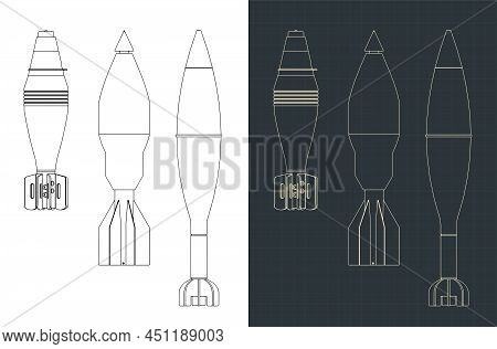 Mortar Shells Blueprints