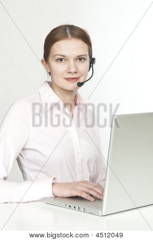 Pretty Young Customer Service