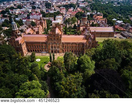 Aerial View Of Yuriy Fedkovych Chernivtsi National University, Ukraine