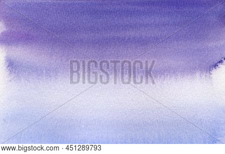 Watercolor Purple Background, Gradient, Shades Of Purple, Hand Drawn Illustration