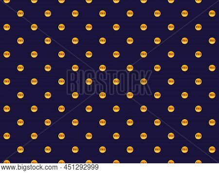 Pixel Tax Coin Background - High Res Seamless Pattern