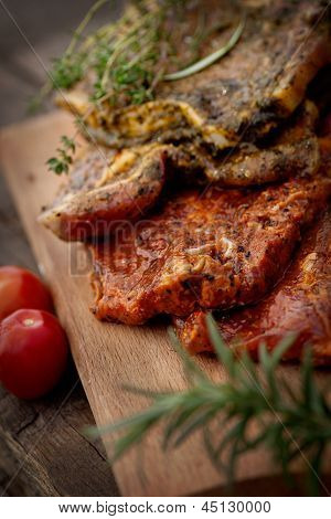 Carne marinada