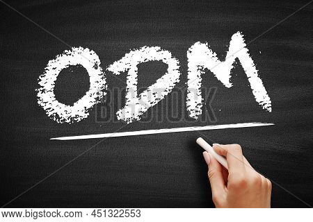 Odm Original Design Manufacturer - Company That Designs And Manufactures A Product, As Specified, Th