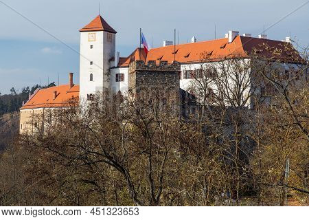 Bitov Castle, South Moravia, Czech Republic, Bitov Castle Is On Hill Above Vranov Dam Near Vranov Na